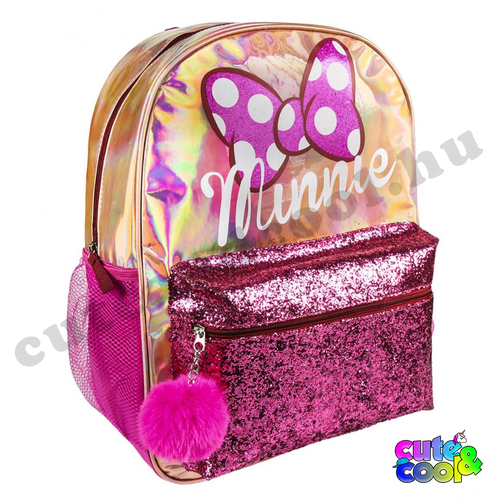 Minnie Mouse holographic gold-pink bag