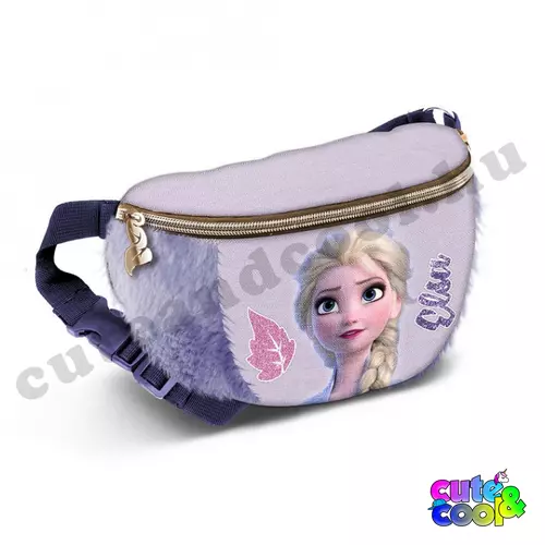 Frozen Elsa faux fur belt bag