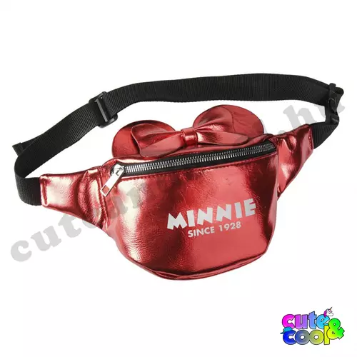 Minnie Mouse red faux leather belt bag