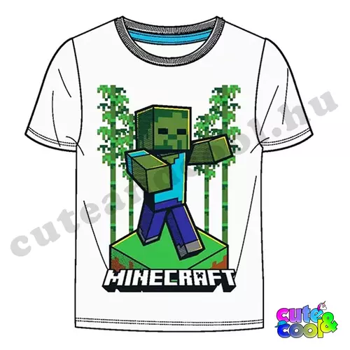 minecraft rövid gyerek póló