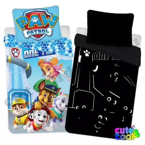 PAW Patrol glowing cotton bed linen