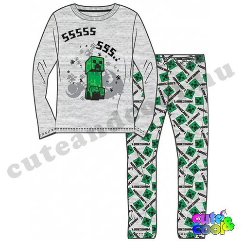 Minecraft SSSS... long sleeve pyjamas