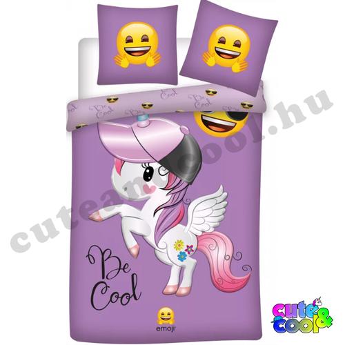 Be Cool Emoji Unikcorn cotton bed linen
