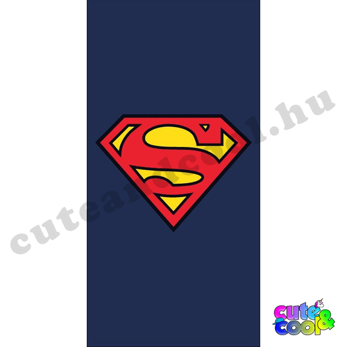 Superman logo beach towel