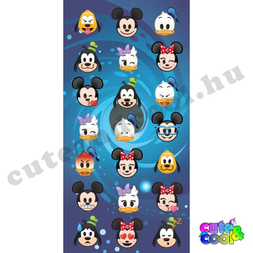 Disney Emoiji strandtörölköző