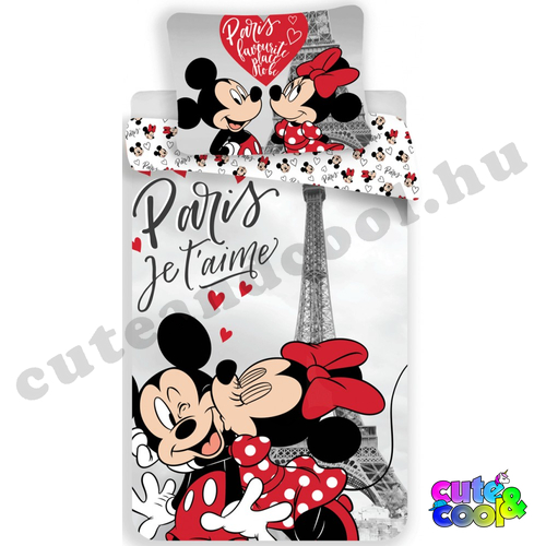 Minnie & Mickey Paris cotton bed linen