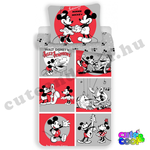 Mickey and Minnie music cotton bed linen