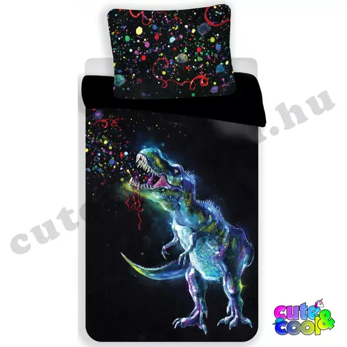 T-Rex dinosaur cotton bed linen