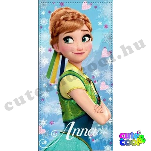 Frozen Anna beach towel