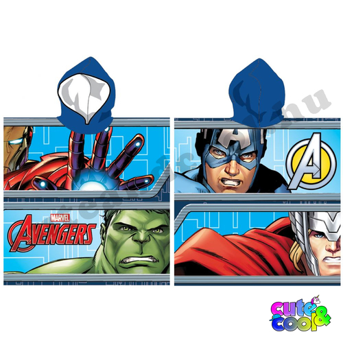 Marvel Avengers cotton poncho towel