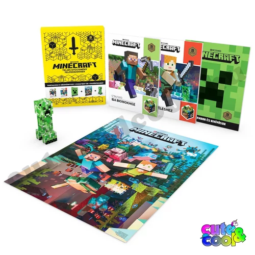 Minecraft gyerekajándék könyvcsomag