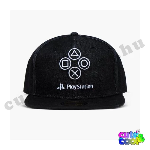 PlayStation denim Snapback cap