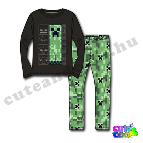 minecraft gyerek pizsama