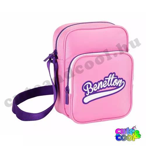 Benetton pink side bag