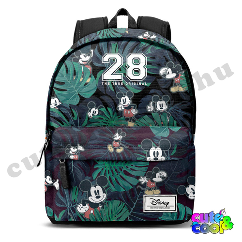 Mickey Mouse tropical USB charge ergonomic school bag