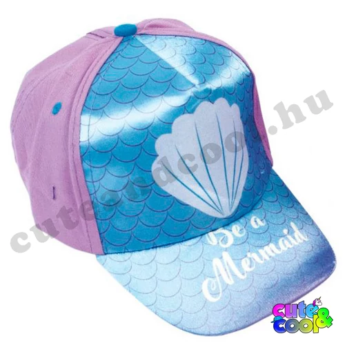 Be a mermaid kids baseball cap
