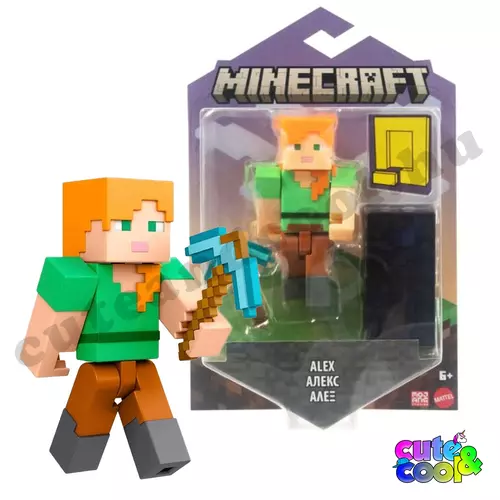 Minecraft műanyag ajándékfigura