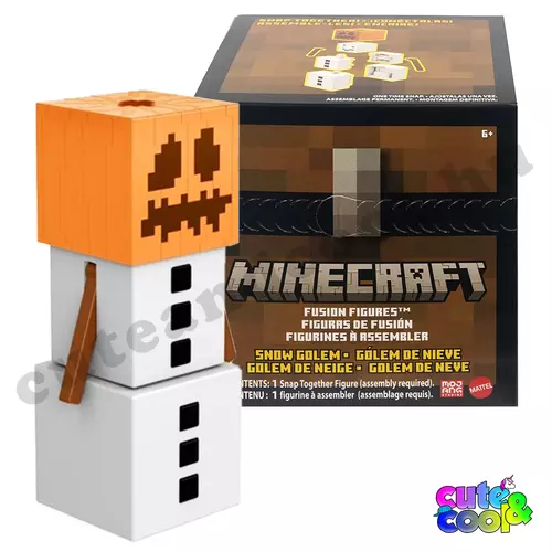 Minecraft hógolem figura műanyag ajándéktárgy