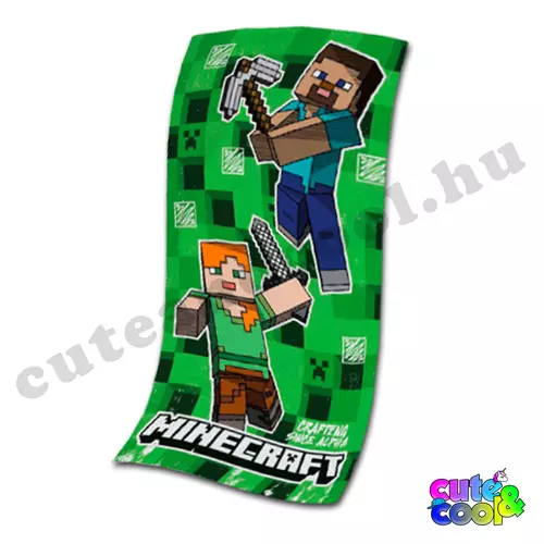 minecraft mintás törölköző olcsó