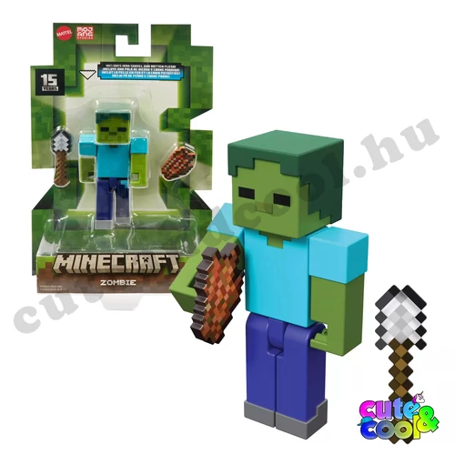 minecraft zombi játékfigura