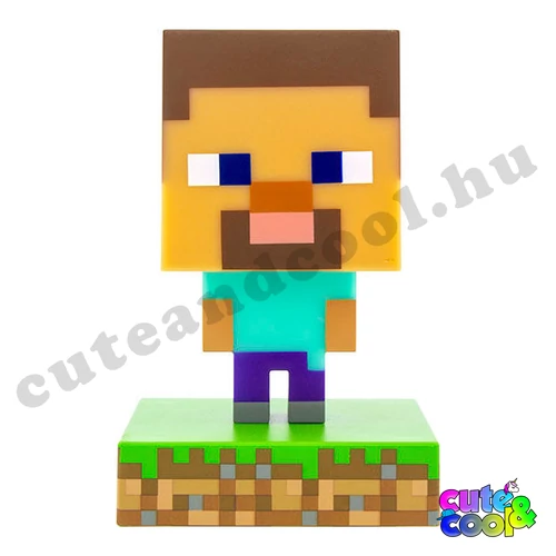 Minecraft Steve 3D Icon Lamp