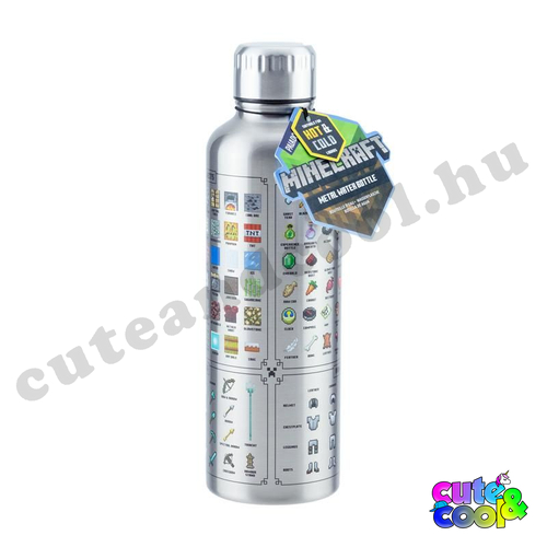 Minecraft icons steel thermo bottle