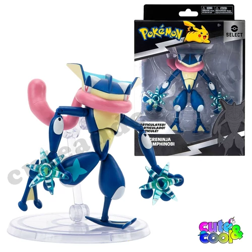 greninja select pokemon figura premium