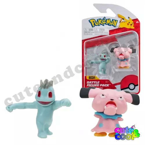 pokémon harci figurák két darabos szett clip n go