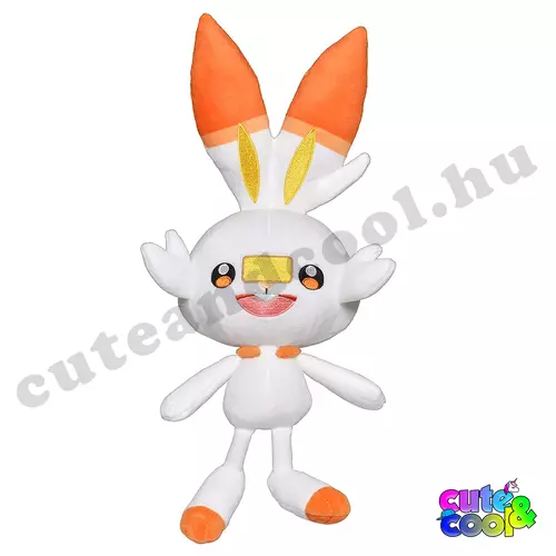 pokémon scorbunny plüssfigura