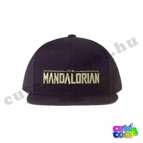 Star Wars Mandalorian black snapback cap