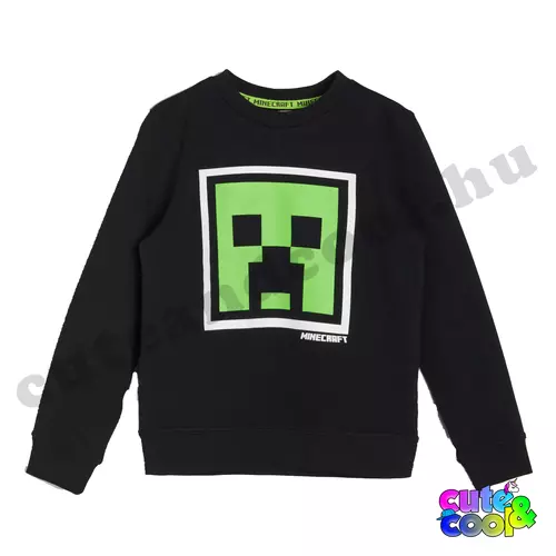 Minecraft Creeper black sweatshirt