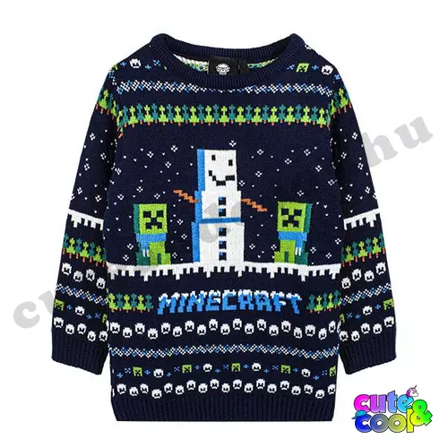 Minecraft Premium Christmas knitted sweater