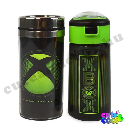 XBOX Kulacs és Utazó Bögre szett