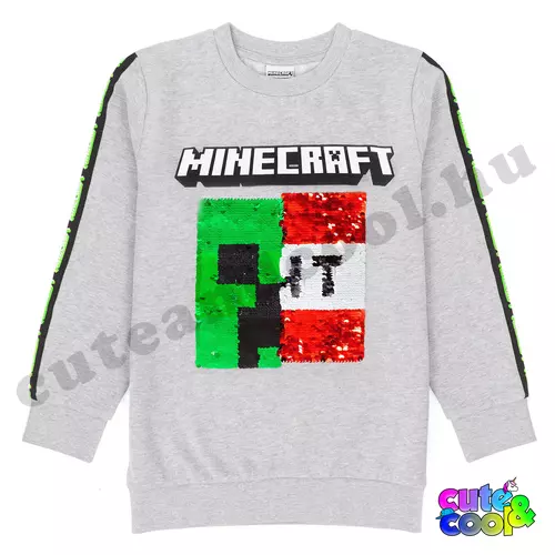 Minecraft simiflitteres gyerek pulóver