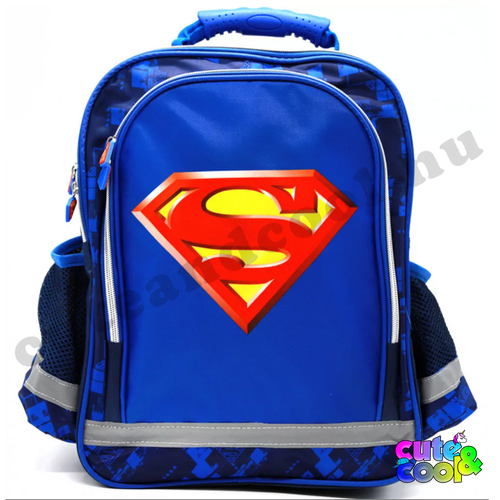 Supermanes iskolatáska alsósoknak