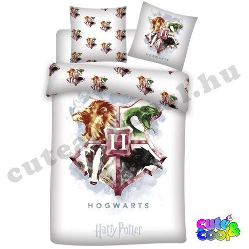 Harry Potter Hogwarts coat-of-arms cotton bed linen