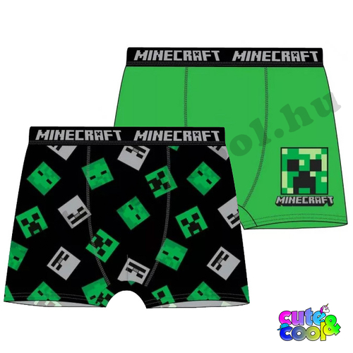 Minecraftos gyerek boxer