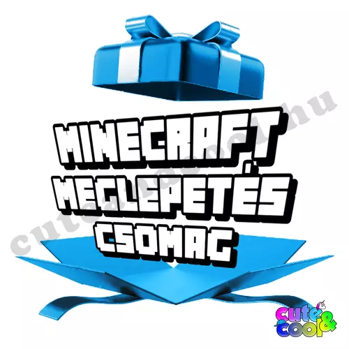 minecraft mystery box ajándékcsomag